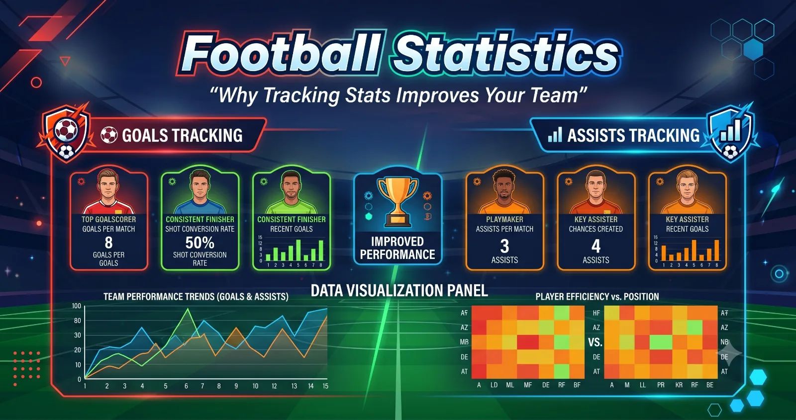 Why Tracking Goals and Assists Improves Football Team Performance