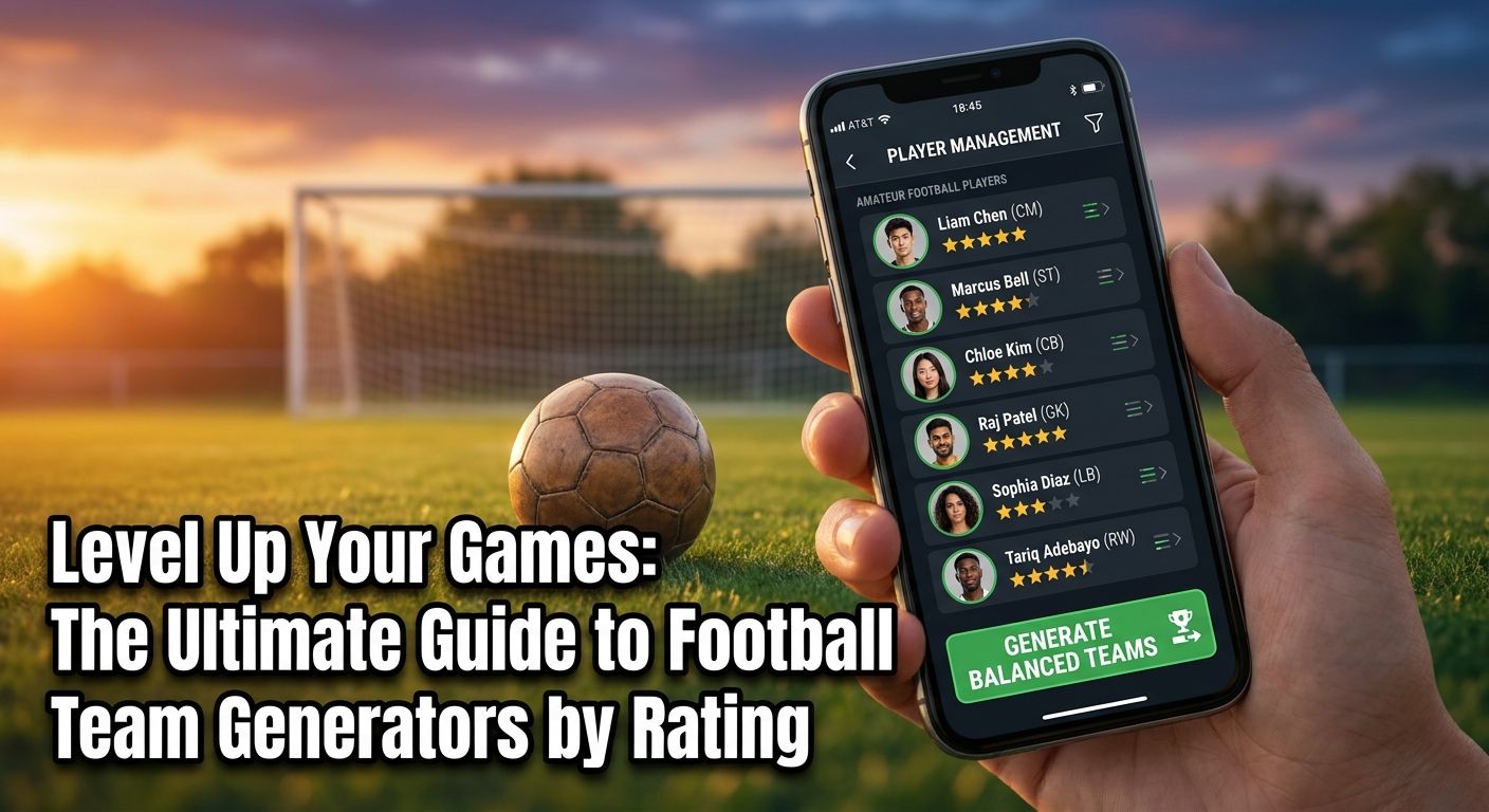 Améliorez vos matchs : Le guide ultime des générateurs d'équipes de football par classement