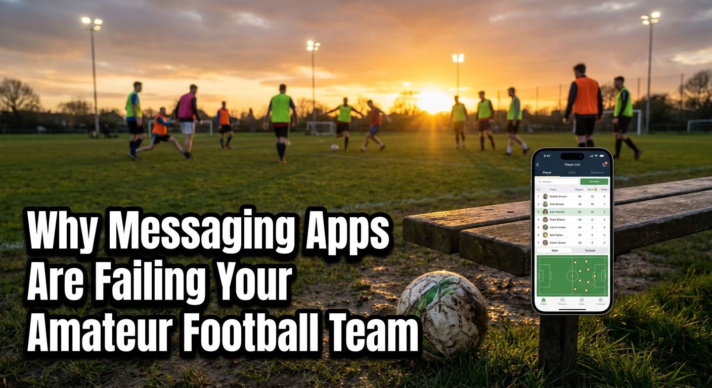 Why Messaging Apps Are Failing Your Amateur Football Team