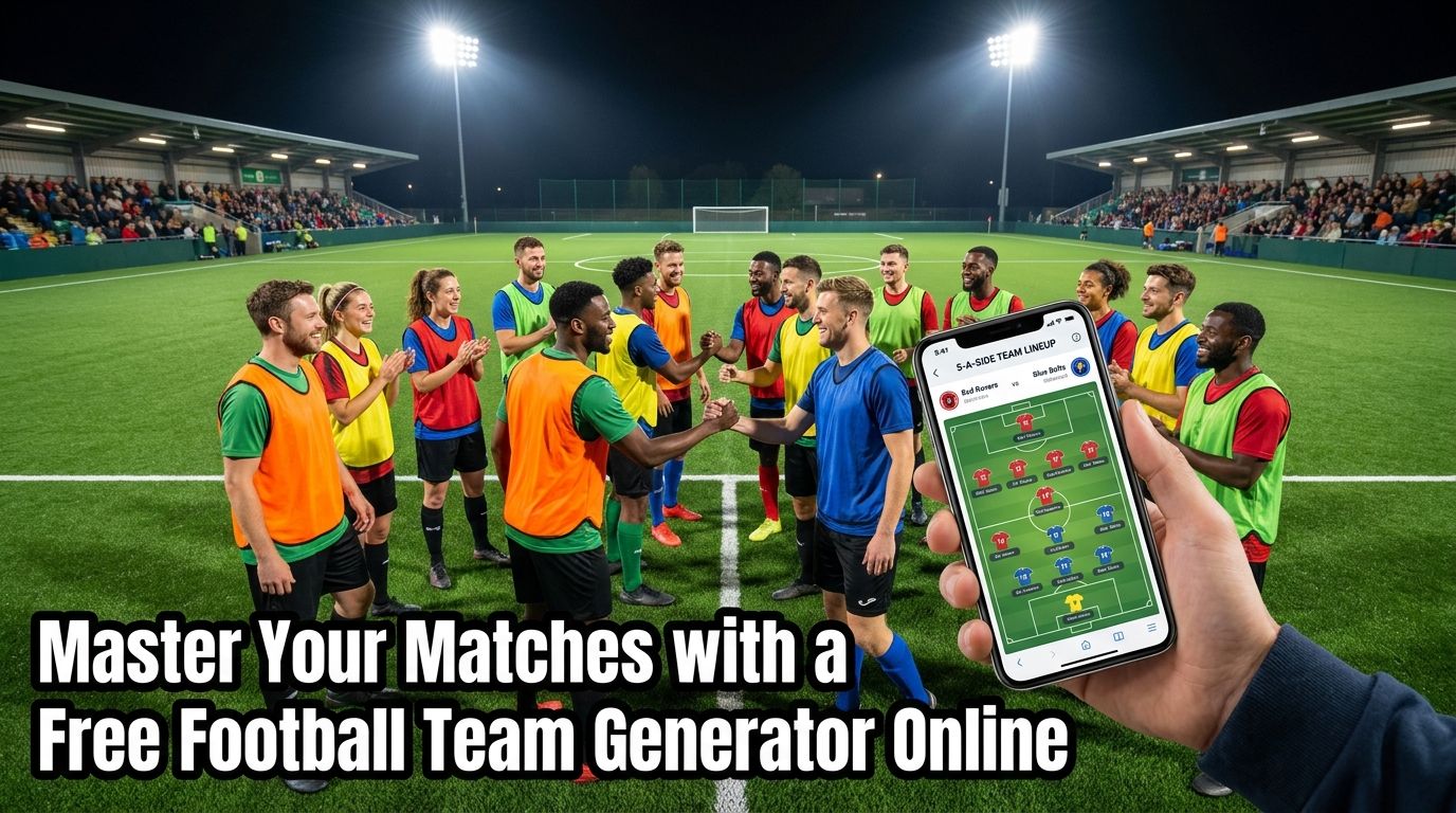 Master Your Matches with a Free Football Team Generator Online