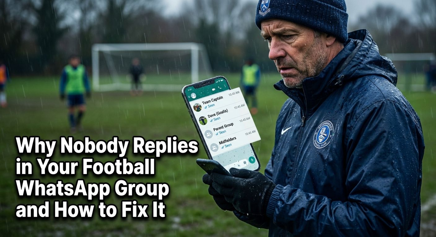 Perché nessuno risponde nel tuo gruppo WhatsApp di calcio e come risolvere il problema